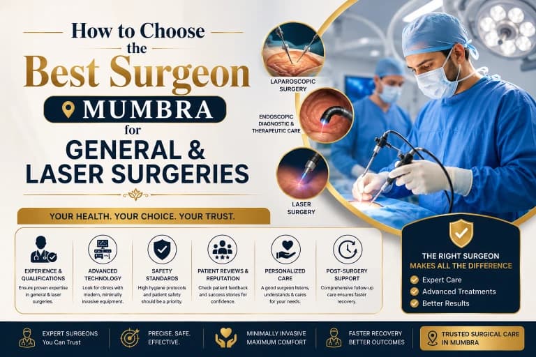 How to Choose the Best Surgeon in Mumbra, Thane for General & Laser Surgeries